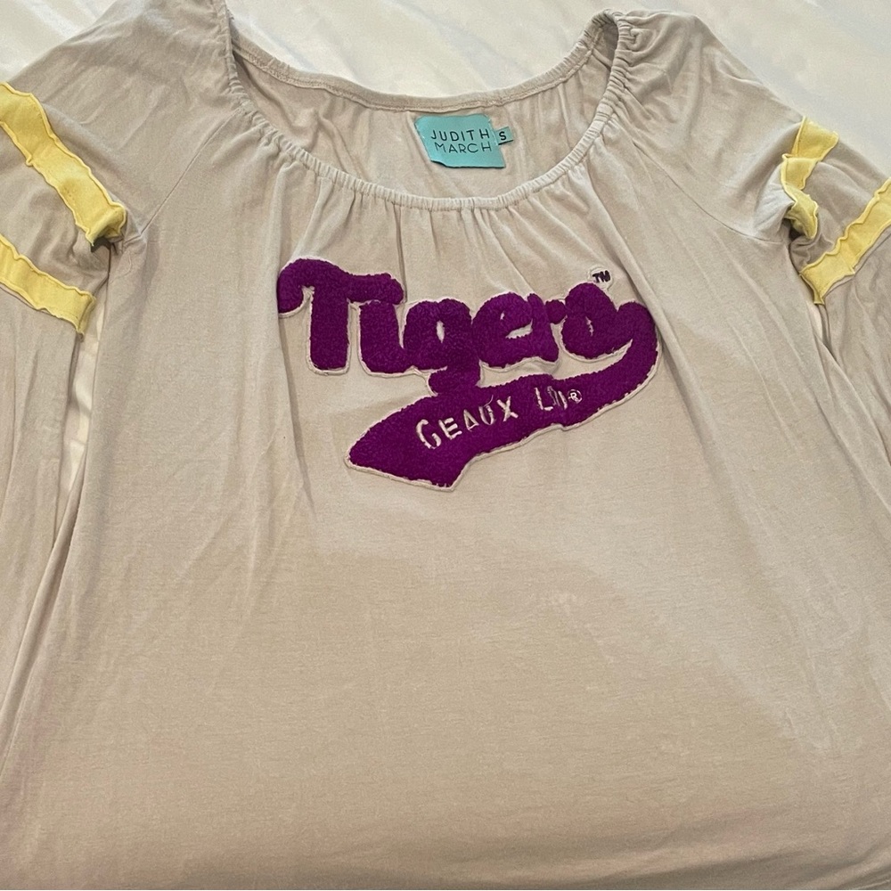 Geaux Tigers! Super cute Judith March top in small